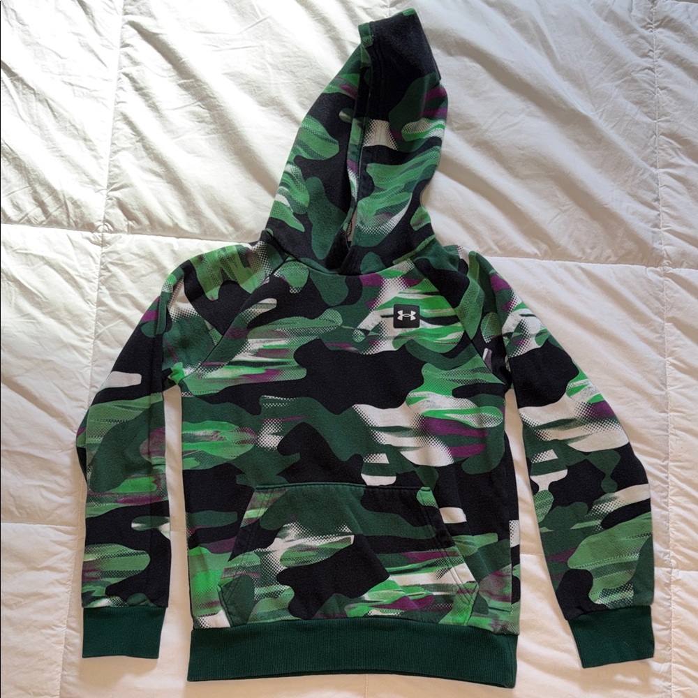 UNDER ARMOUR Youth M Multicolor Camo Hoodie